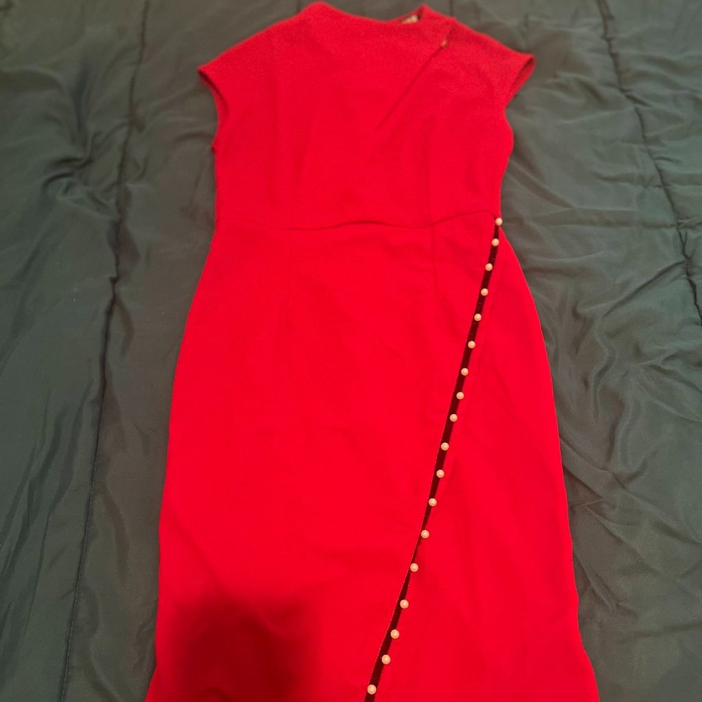 CBR women red dress